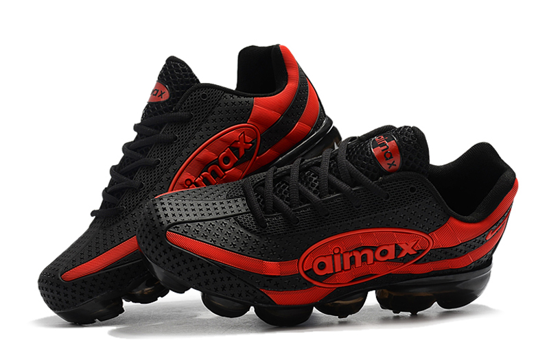 Men Nike Air Max 95 VaporMax Black Red Running Shoes